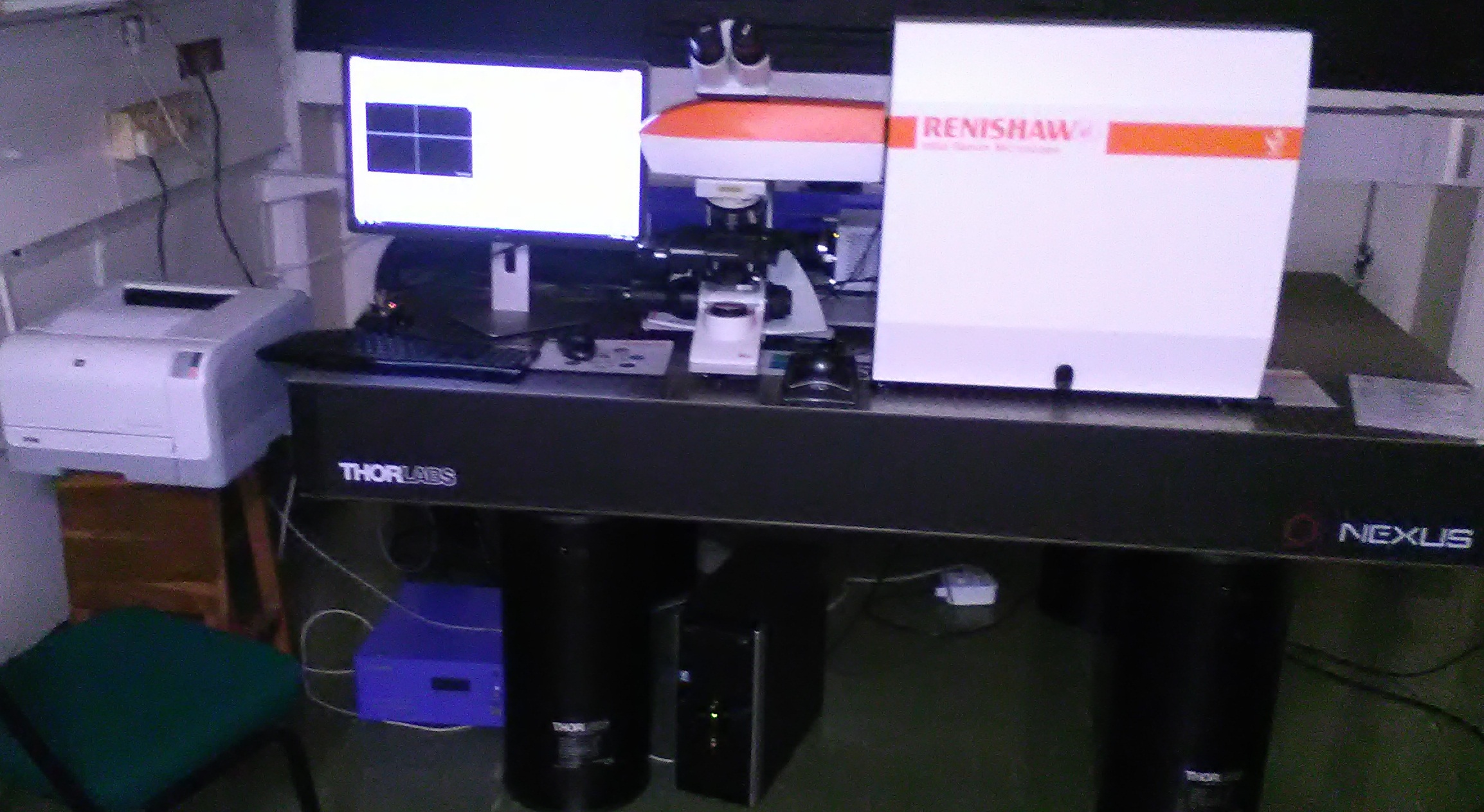 Figure SEQ Figure * ARABIC Spectrometer SystemRaman Reflex inViaRenishaw